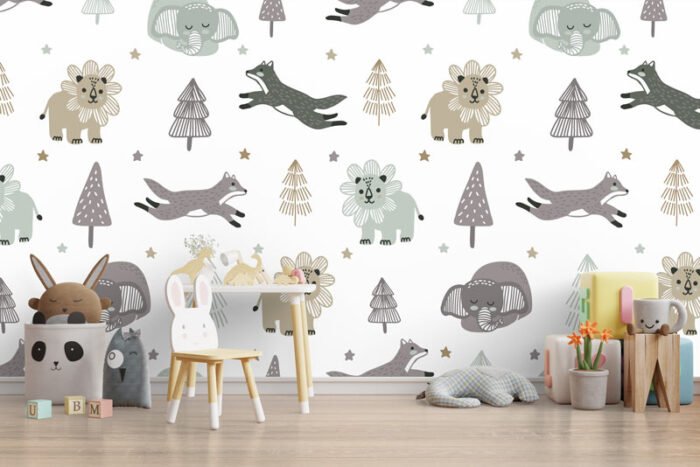 Papier Peint Baby Zoo