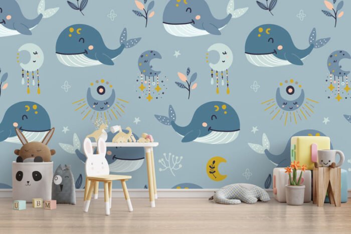 Papier Peint Blue Whale